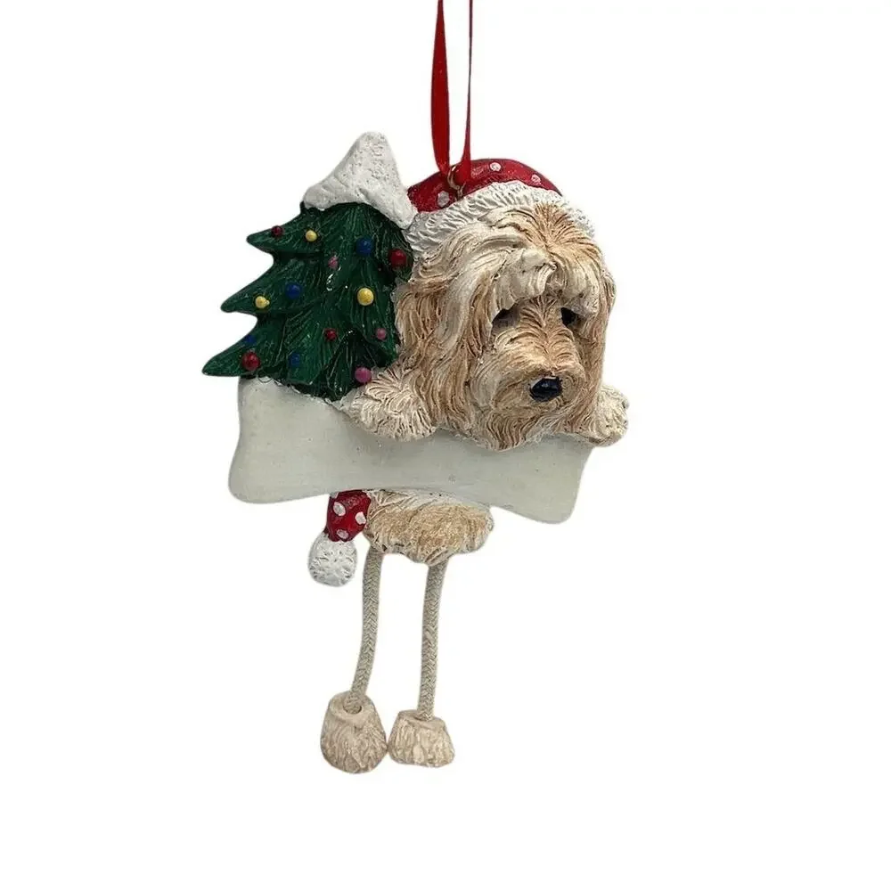 Goldendoodle Christmas Ornament with Dangling Legs by‎ Callisters